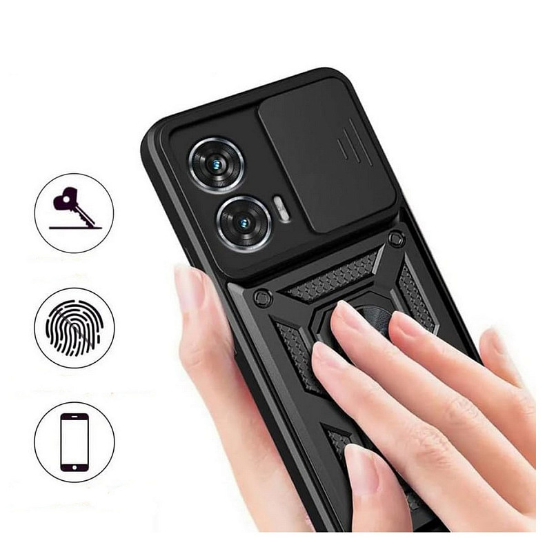 Чохол-накладка BeCover Military для Motorola Moto G85 Black (712163)