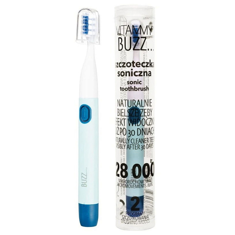 Електрична зубна щітка Vitammy Buzz Blue