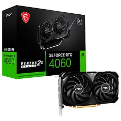 Відеокарта MSI GeForce RTX 4060 VENTUS 2X BLACK 8G OC