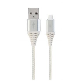 Кабель Cablexpert (CC-USB2B-AMCM-2M-BW2), USB2.0 - USB Type C, 2м, White