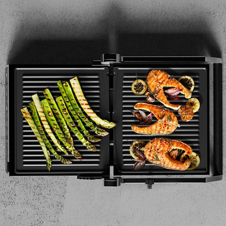 Электрогриль Polaris PGP 7002 Optimal Temp Серебряный