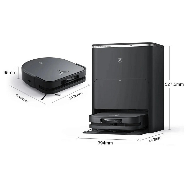 Робот-пилосос Ecovacs Deebot Ozmo X5 Pro Omni (DDX39) Black