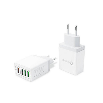 Сетевое зарядное устройство XoKo QC-405 (4USB, 6.2А) White (QC-405-WH)