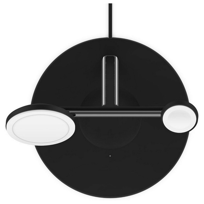 Беспроводное зарядное устройство для Belkin MagSafe 3in1 Wireless Charger, black (WIZ017VFBK)