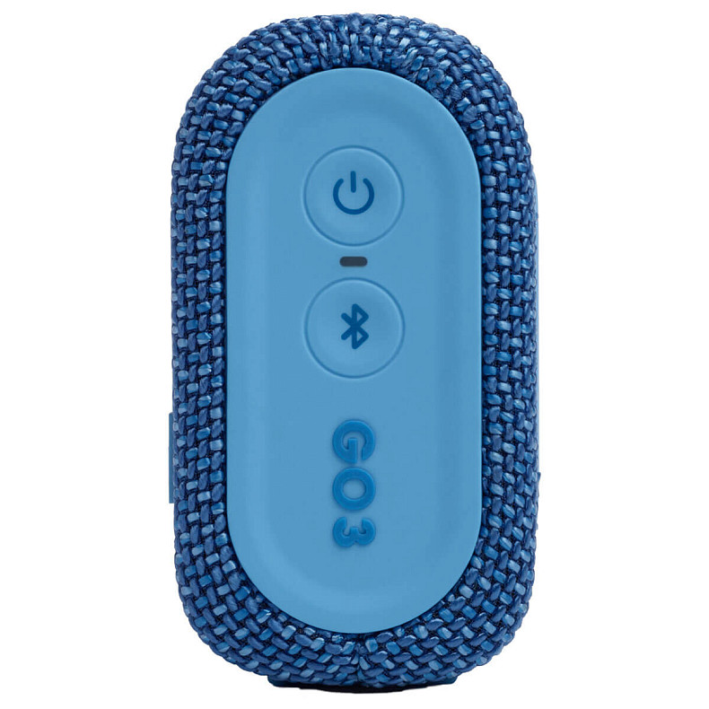 Портативна акустика JBL Go 3 Eco Blue (JBLGO3ECOBLU)