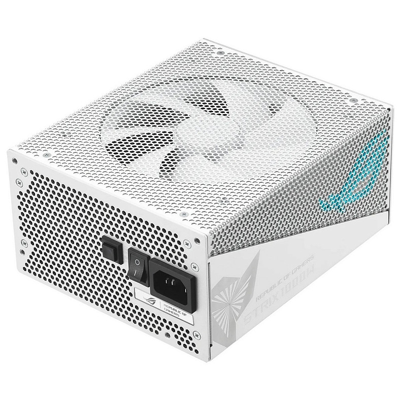 Блок живлення Asus ROG Strix PCIE5 1000W Gold Aura White Edition (90YE00P5-B0NA00)