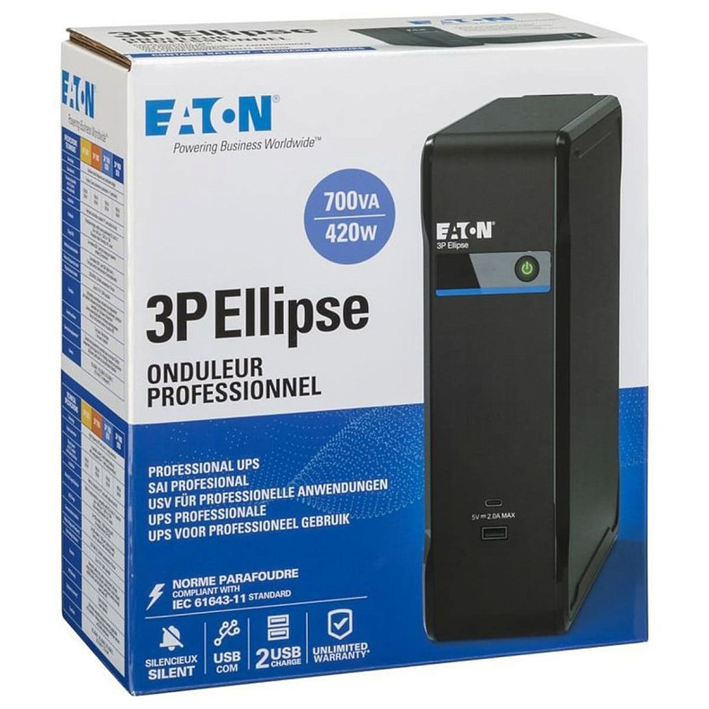 ДБЖ Eaton 3P Ellipse 700 USB DIN