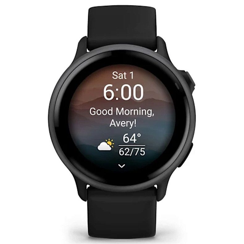 Спортивний годинник Garmin Vivoactive 6 Slate with Black Band