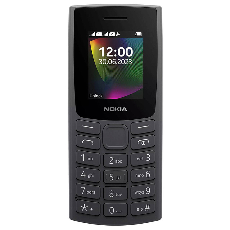 Мобільний телефон NOKIA 106 TA-1564 DS charcoal