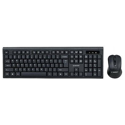 Комплект беспроводной (клавиатура, мышь) Gembird KBS-WM-03-UA Black USB