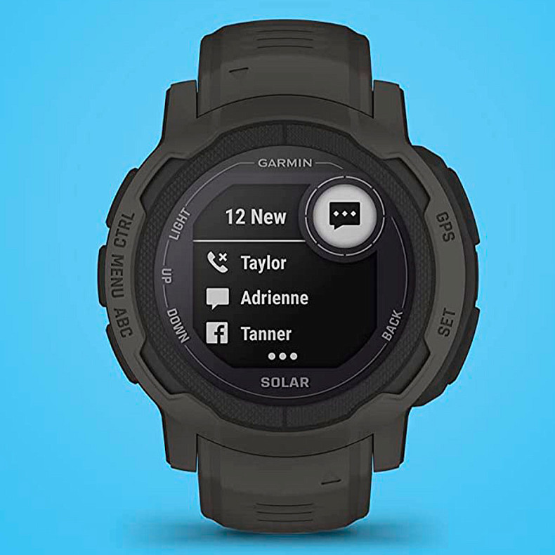 Спортивные часы Garmin Instinct 2 Solar Graphite Gray