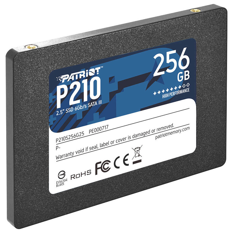 SSD диск Patriot P210 256GB 2.5" SATAIII TLC (P210S256G25)