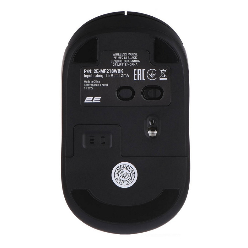 Мишка 2E MF218 Silent WL BT Black (2E-MF218WBK)