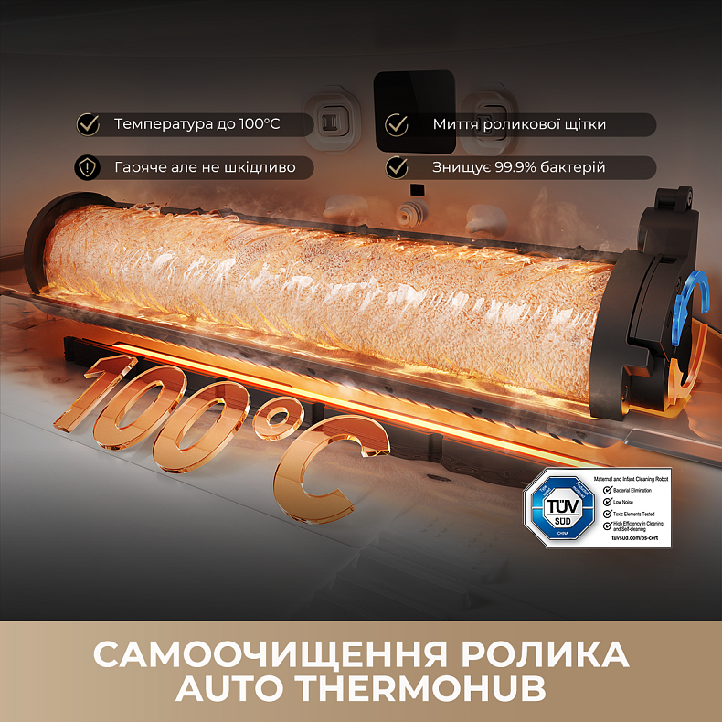 Робот-пылесос моющий Dreame Aqua 10 Roller Black