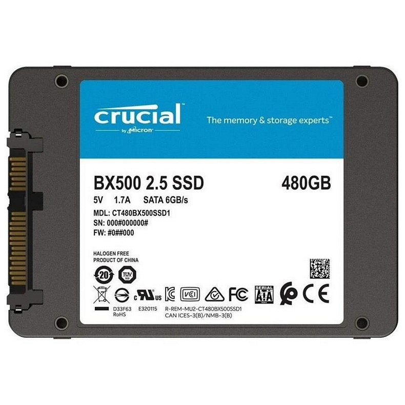 SSD накопичувач Crucial BX500 240 GB (CT240BX500SSD1)