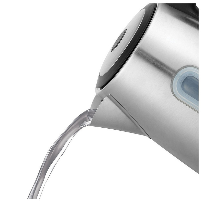 Електрочайник Russell Hobbs Heaton, 1.7л, нержавіюча сталь, сріблясто-чорний