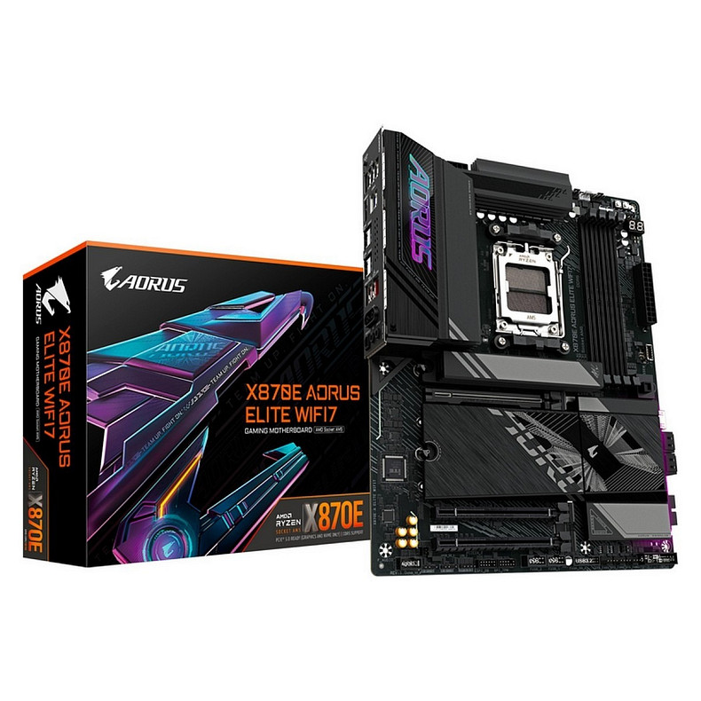 Материнська плата Gigabyte X870E Aorus Elite WiFi7 Socket AM5