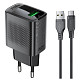 Зарядний пристрій USB-A 20W + Type-C cable A90 Fast Charger Black Acefast