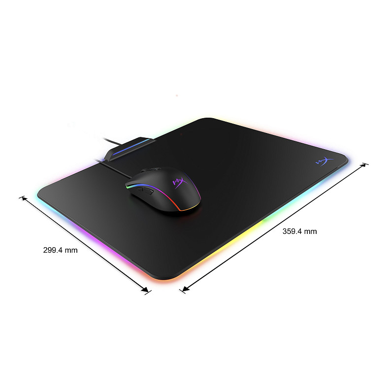 Игровая поверхность Kingston HyperX Fury Ultra Mouse Pad RGB Black (HX-MPFU-M)