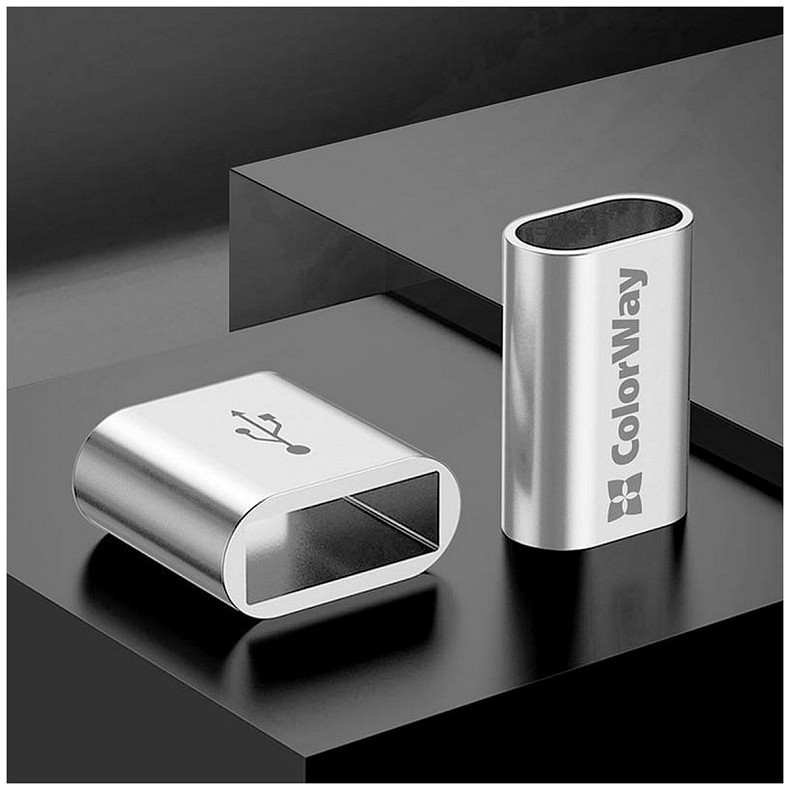 Кабель ColorWay USB-MicroUSB, 0.25м White (CW-CBUM-MUM25W)