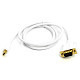Кабель Mini DisplayPort M - VGA M 1.8м білий
