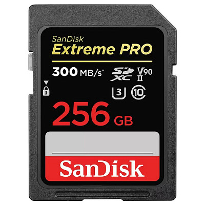 Карта памяти SanDisk 256 GB SDXC UHS-II U3 V90 Extreme PRO (SDSDXDK-256G-GN4IN)