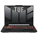 Ноутбук ASUS TUF A15 FA507NUR-LP093 15.6" IPS FHD, AMD R7-7435HS, 16GB, F512GB, NVD4050-6, NoOS, сер