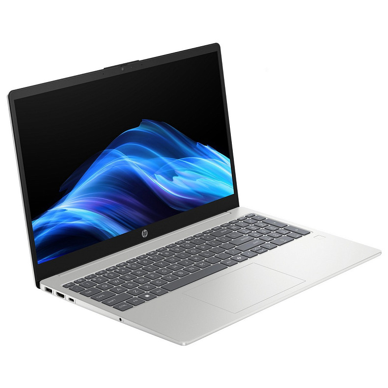 Ноутбук HP 15-fd2020ua 15.6" FHD IPS AG, Intel U7-255U, 16GB, F512GB, UMA, DOS, сріблястий
