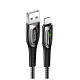 Кабель Usams US-SJ469 USB - Lightning, 1.2 м, Black (SJ469USB01)