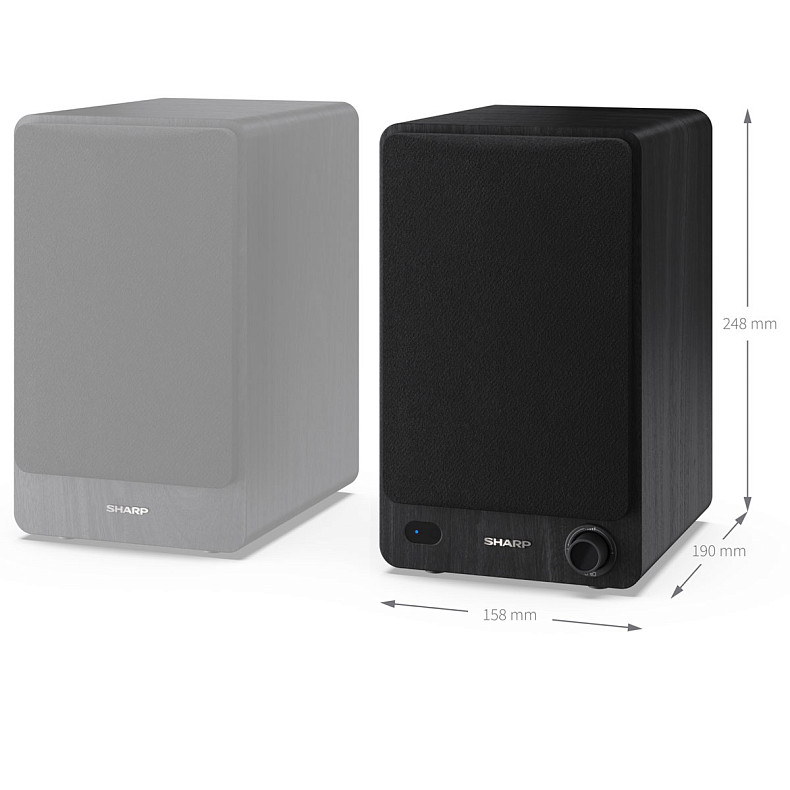 Акустические колонки Sharp CP-SS30 Black