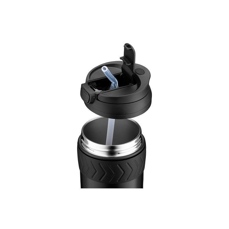 Термокружка Ardesto Cosy, 400мл, нержавеющая сталь, черная (AR2640BT)