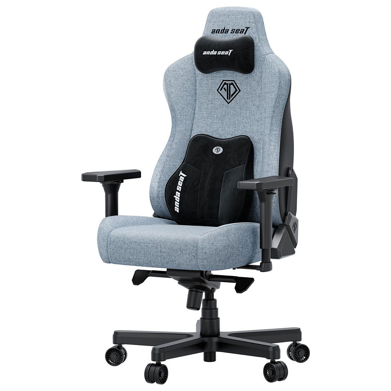 Крісло ігрове Anda Seat Kaiser 3E XL Gray Blue Fabric