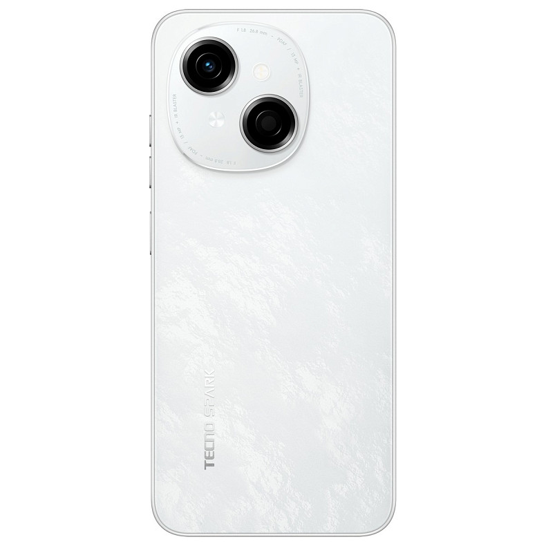 Смартфон Tecno Spark Go 1 (KL4) 3/128GB Glittery White (4894947037849)