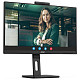 Монитор 27" AOC Q27P3CW, QHD, IPS, 75Hz, 2xHDMI, DP, USB-C, RJ-45, USB-hub, webcam, HAS, Pivot, колонки