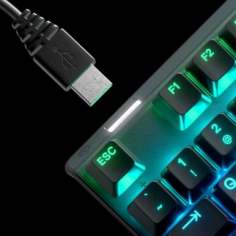 Клавиатура механическая STEELSERIES APEX 7, red switch (64636)