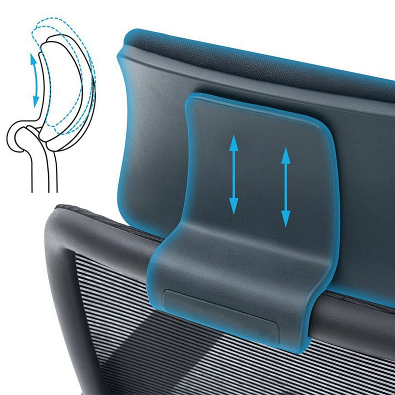 Офисное кресло OfficePro Wave OC670-B-B-B