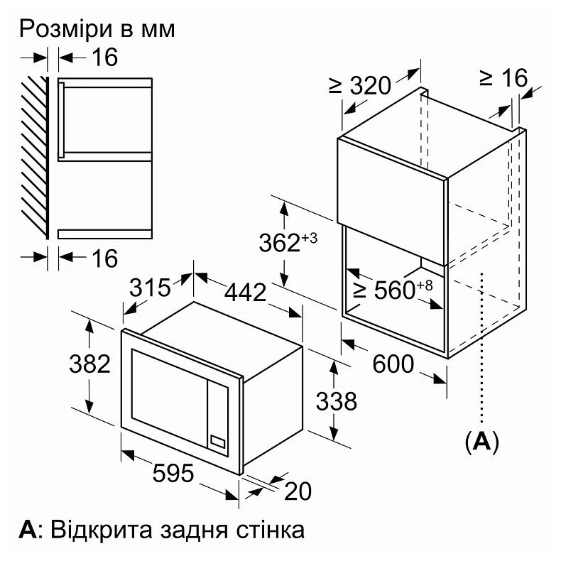 Мікрохвильова піч Bosch BFL623MW3