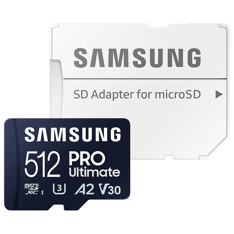 Карта пам'яті SAMSUNG MICRO SDXC 512GB W/ADAPT. MB-MY512SA/WW
