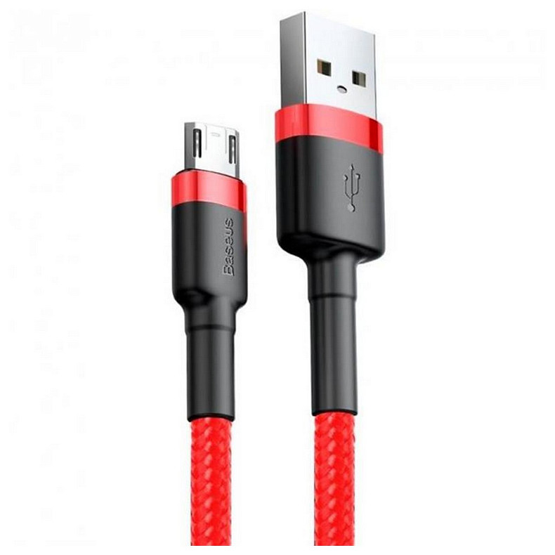 Кабель Baseus Cafule USB-microUSB, 2м Red (CAMKLF-C09)