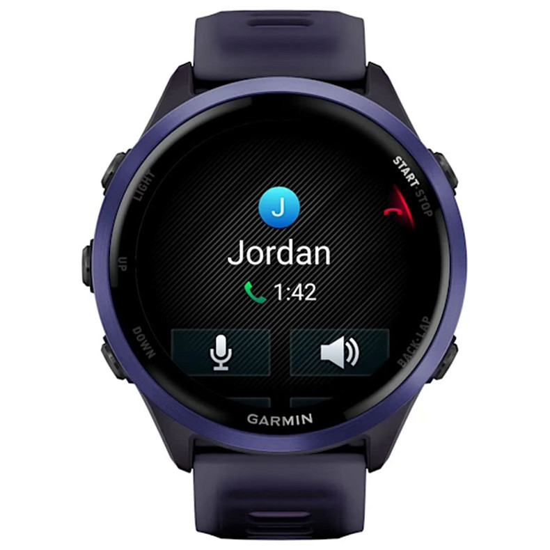 Спортивний годинник Garmin Forerunner 570 47mm Indigo Aluminum with Translucent Imperial Purple/Indigo Band (010-02971-02)
