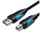 Кабель для принтера Vention USB A Male - B Male Print 1 м (VAS-A16-B100)