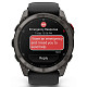 Спортивний годинник GARMIN Fenix ??8 Pro 51 mm AMOLED Sapphire Carbon Gray DLC Titanium with Black/Pebble Gray Silicone Band (010-03199-00)