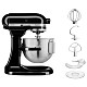 Кухонный комбайн KitchenAid Heavy Duty 4,8 л 5KPM5EOB с откидным блоком черный
