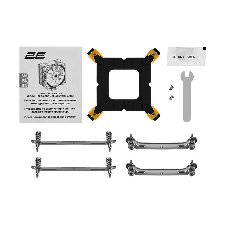 Процессорный кулер 2E GAMING Air Cool ACN120B-ARGB, LGA1700, 1200, 115x, 1366, AM5, AM4, AM3, AM3+