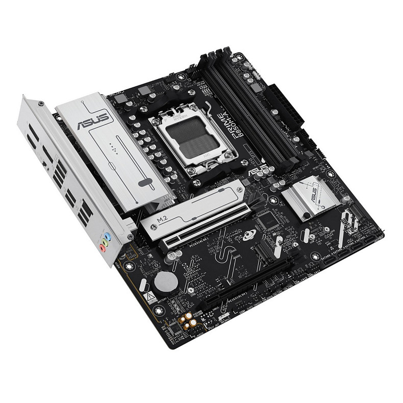 Материнская плата ASUS PRIME B850M-A-CSM sAM5 B850 4xDDR5 M.2 HDMI DP mATX