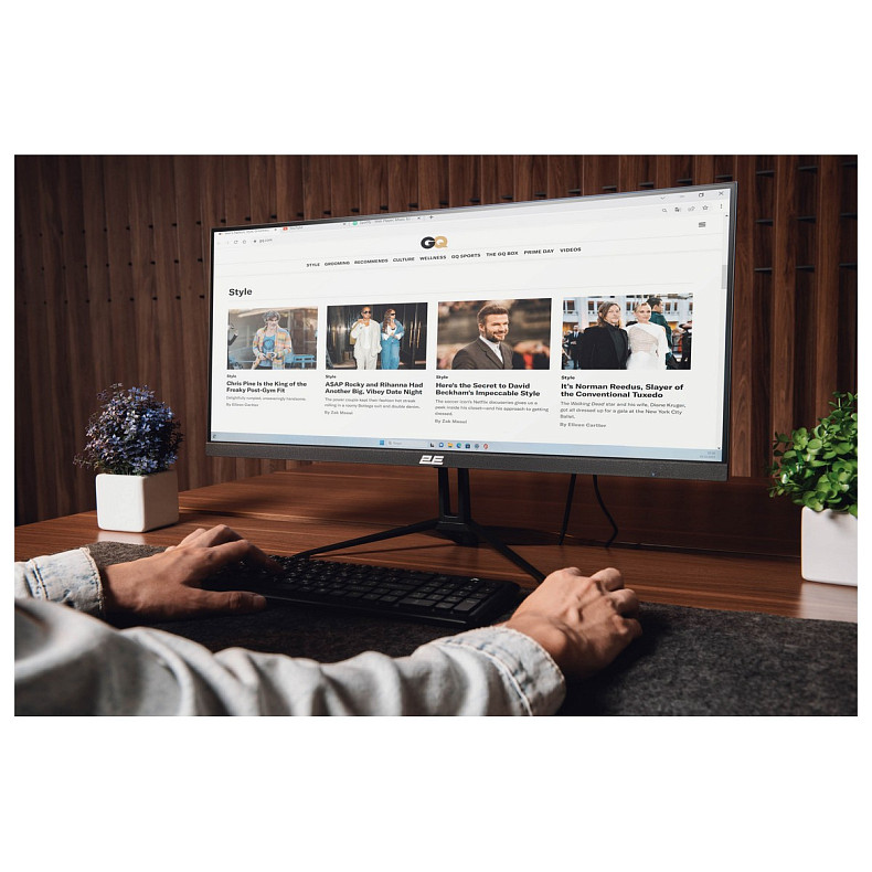 Монітор 2E 28.7" D2923B 2xHDMI, DP, Audio, IPS, 2560*1080, 21:9, 75Hz, FreeSync
