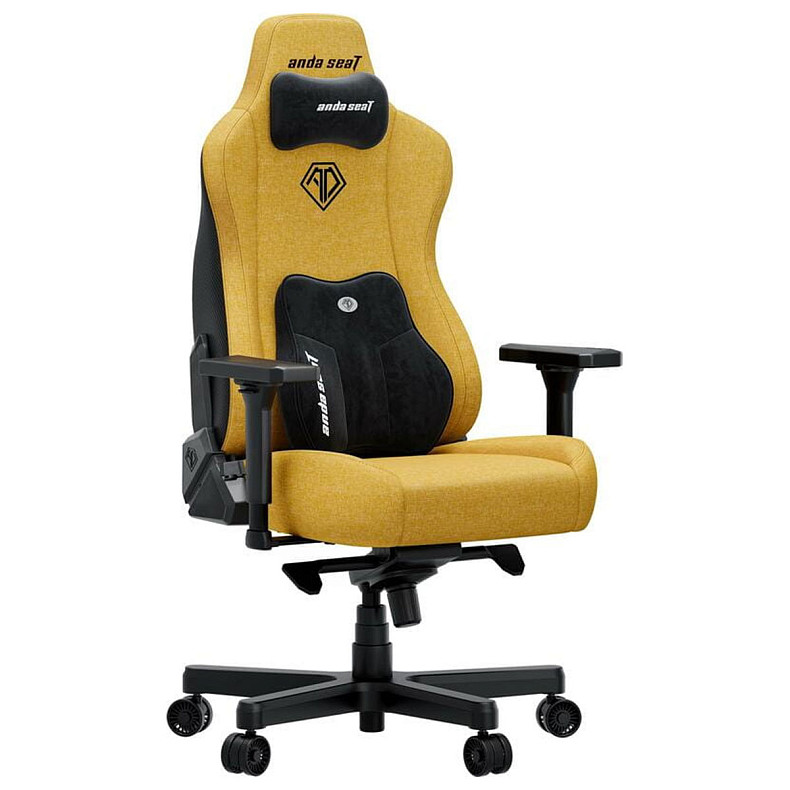 Крісло ігрове Anda Seat Kaiser 3E XL Bright Yellow Fabric