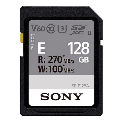 Карта пам'яті Sony SDXC 128GB C10 UHS-II U3 V60 R270/W100MB/s Entry