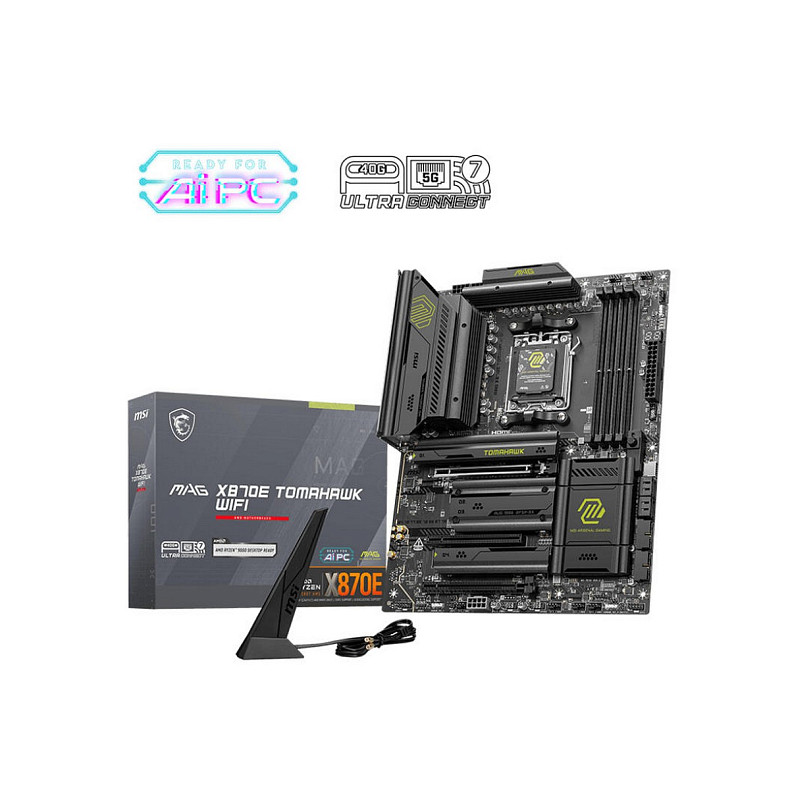 Материнская плата MSI MAG X870E TOMAHAWK WIFI sAM5 X870E 4xDDR5 M.2 HDMI Wi-Fi BT ATX