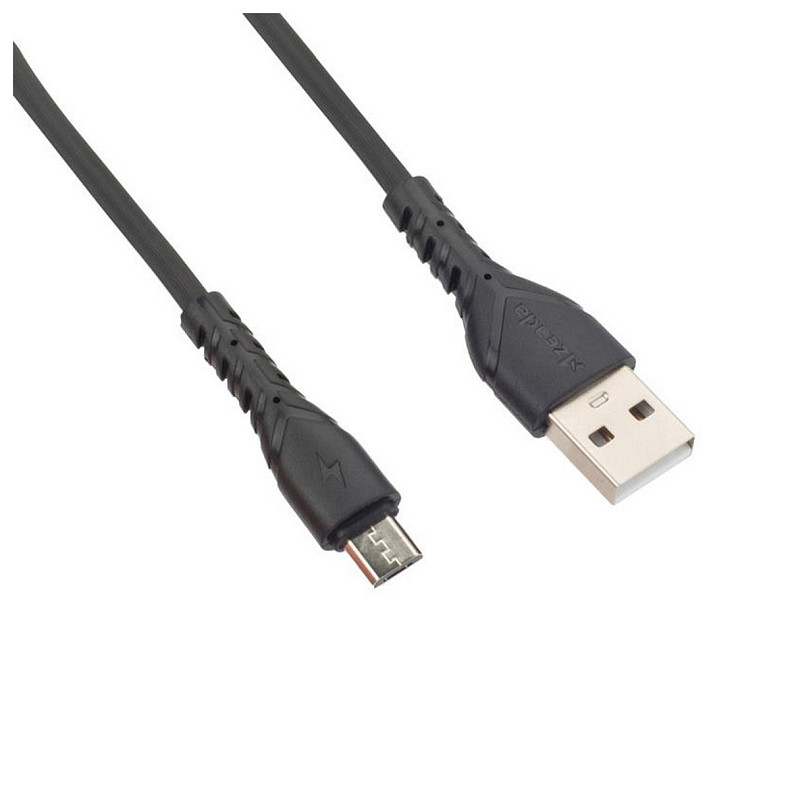 Кабель Proda PD-B47m USB-microUSB, 1м, Black